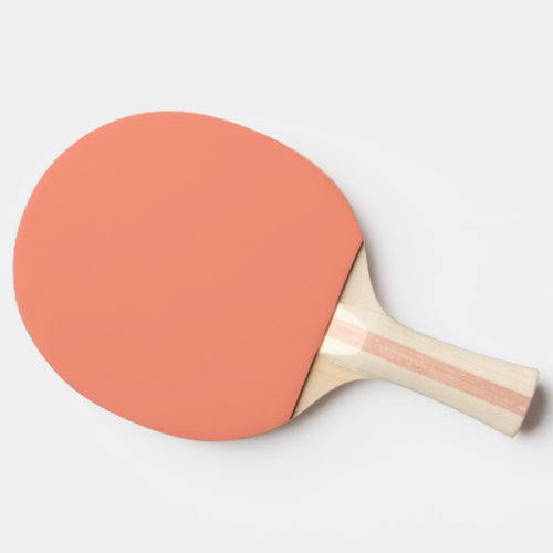 Solid peach ping pong paddle