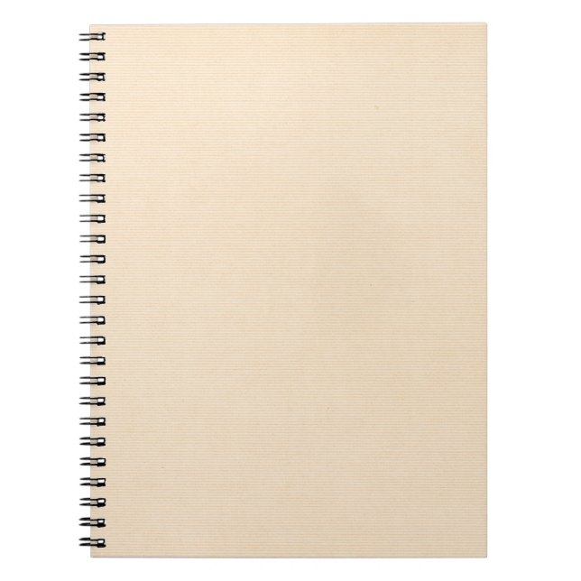 solid-peach SOLID LIGHT PEACH ORANGE BACKGROUND TE Notebook (Front)