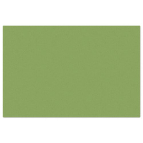 Solid pepper grass green tissue paper