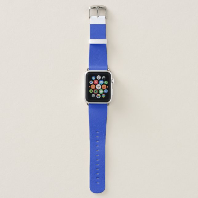 Solid Persian blue Apple Watch Band (Front)