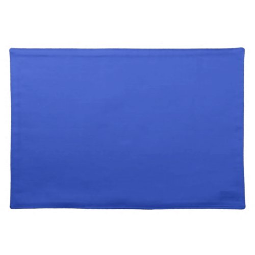 Solid Persian blue Cloth Placemat