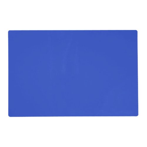 Solid Persian blue Placemat