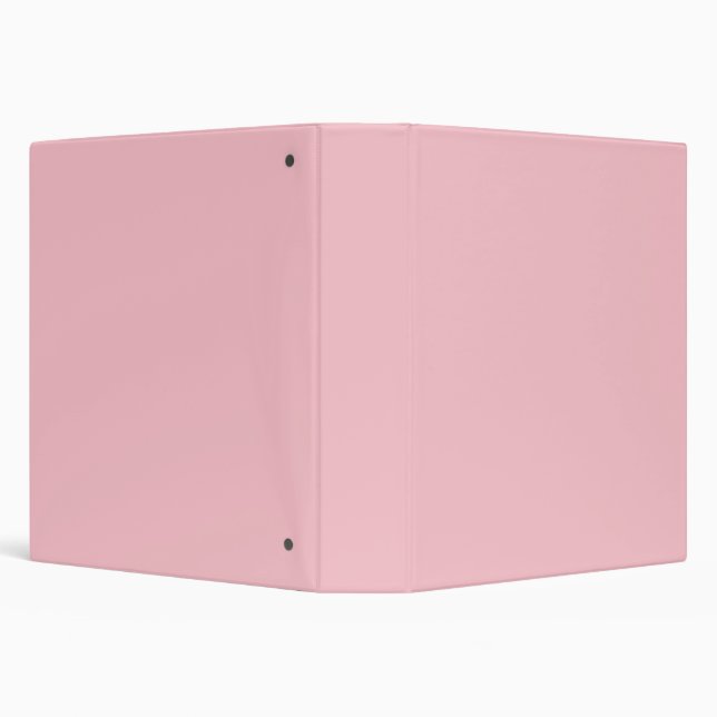 Solid pig soft pink 3 ring binder (Background)