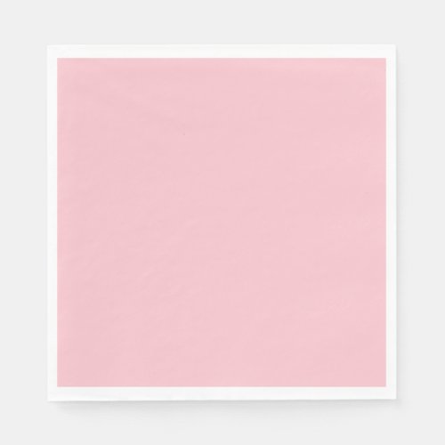 Solid pig soft pink napkins