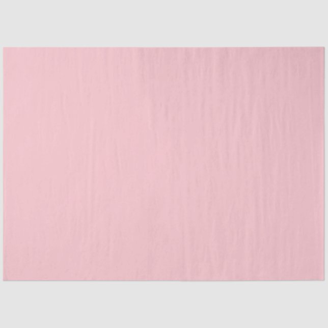 Solid pig soft pink tissue paper (Front)