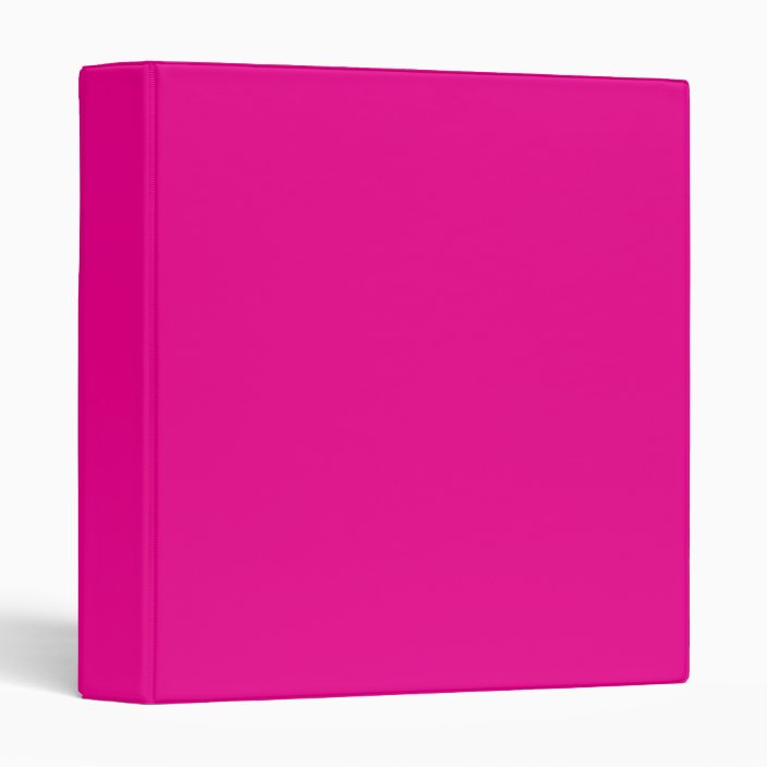 Solid pink 1 inch binder | Zazzle.com