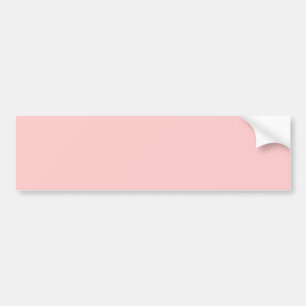 Solid Pink Background Web Color FFCCCC Bumper Sticker