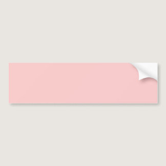 Solid Pink Background Web Color FFCCCC Bumper Sticker