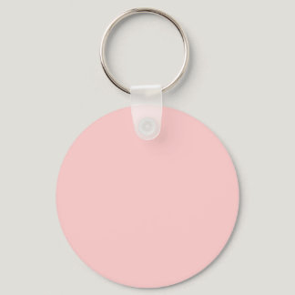 Solid Pink Background Web Color FFCCCC Keychain