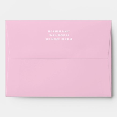 Solid Pink Envelope