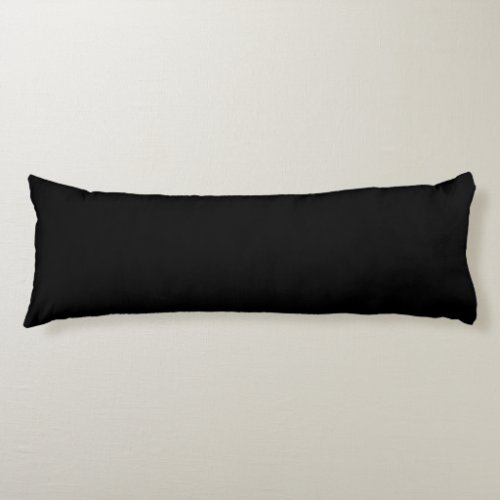 Solid Plain Black Body Pillow