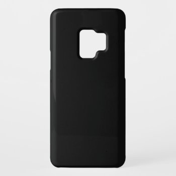 Solid Plain Black Color Case-mate Case by RossiCards at Zazzle