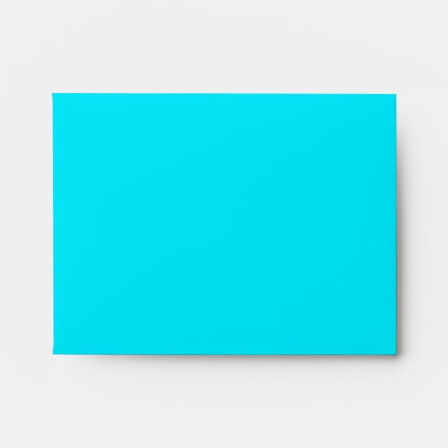 Solid plain blue envelope (Front)