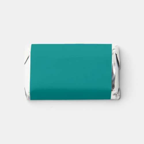 Solid plain color dark cyan teal hersheys miniatures