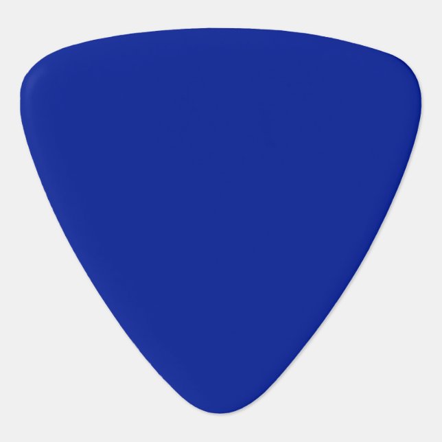 Solid plain Egyptian blue Guitar Pick (Front)