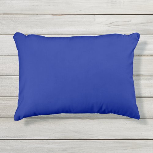 Solid plain Egyptian blue Outdoor Pillow