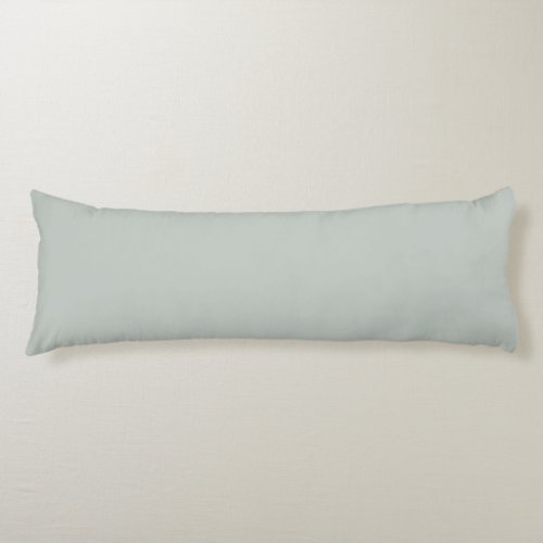 Solid Plain Light Gray_Green Body Pillow