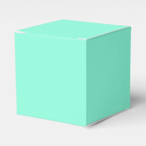 Solid plain magic mint favor boxes