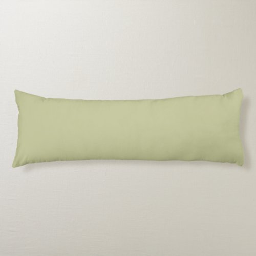 Solid Plain Pale Pistachio Green Body Pillow