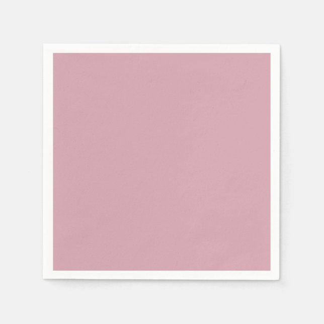 Solid, Plain Quartz Blush  Napkins (Front)