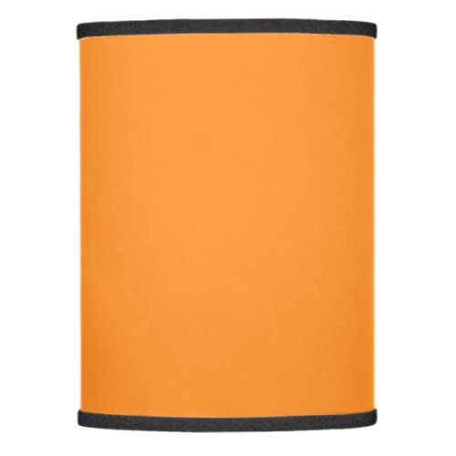 Solid plain saffron orange lamp shade