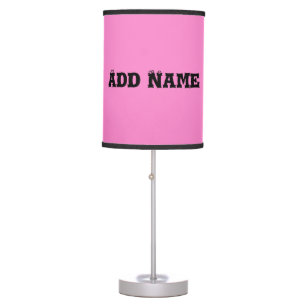 Solid Plain Taffy Baby Pink Table Lamp