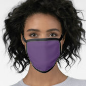 Solid plum wine purple face mask (Worn Her)