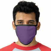 Solid plum wine purple face mask (Worn Him)