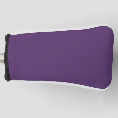 Solid plum wine purple golf head cover