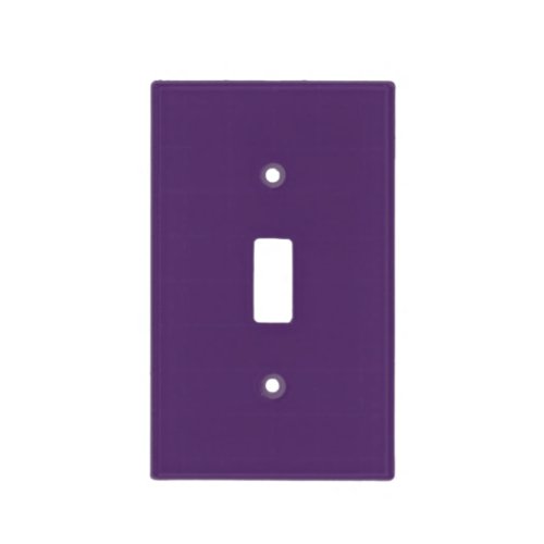 Solid plum wine purple light switch cover