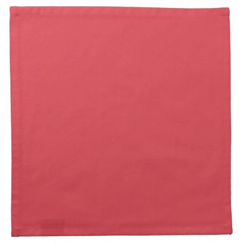 Solid Poppy Red Cloth Napkins