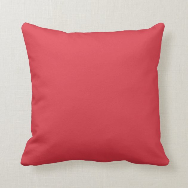 solid red throw pillows
