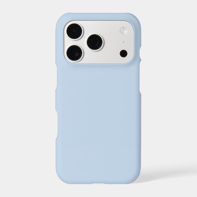 Solid Powder Blue Iphone Case (Back)
