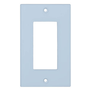 Solid Powder Blue Light Switch Cover