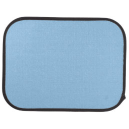 Solid powder light pale baby blue car floor mat