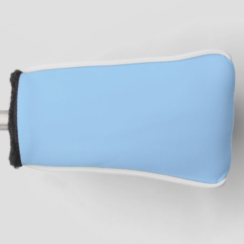 Solid powder light pale baby blue golf head cover