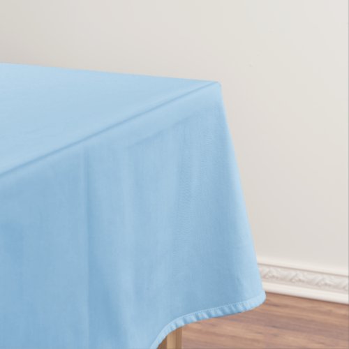 Solid powder light pale baby blue tablecloth