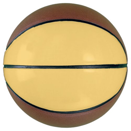 Solid prairie cream yellow basketball