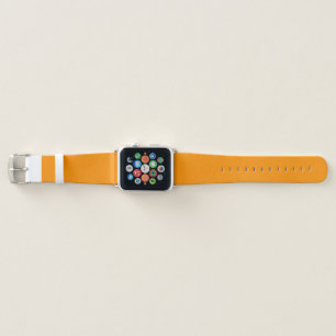 Solid Princeton Orange Apple Watch Band