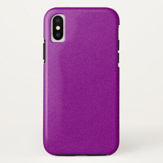 Solid Purple Glimmer iPhone X Case