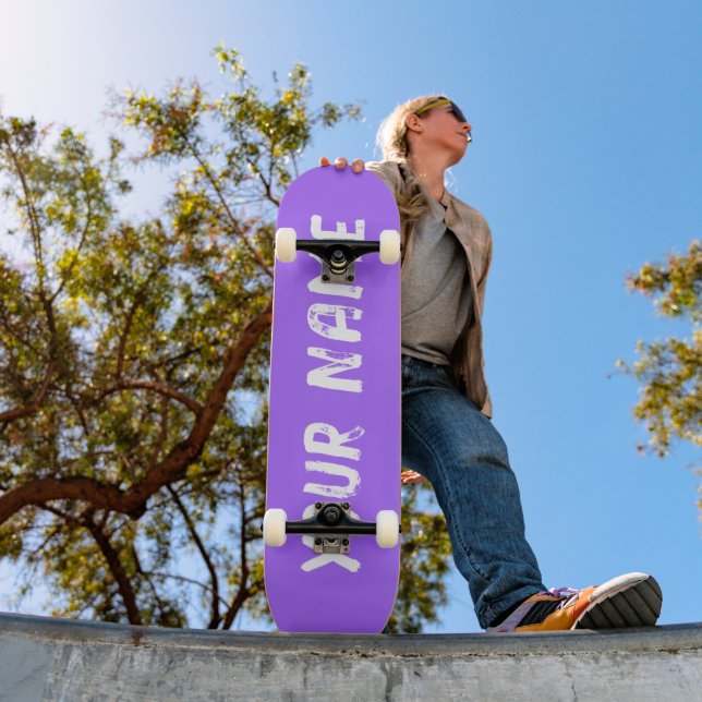 Solid Purple Skateboard (Outdoor 1)