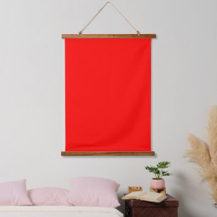 Solid Red 26"x36" Vertical Hanging Tapestry