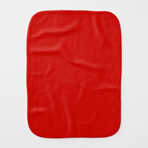 Solid Red Baby Burp Cloth