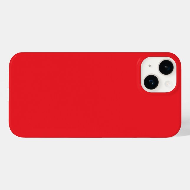 Solid Red Background  Case-Mate iPhone Case (Back (Horizontal))