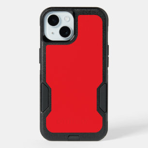 Solid Red Background iPhone 15 Case