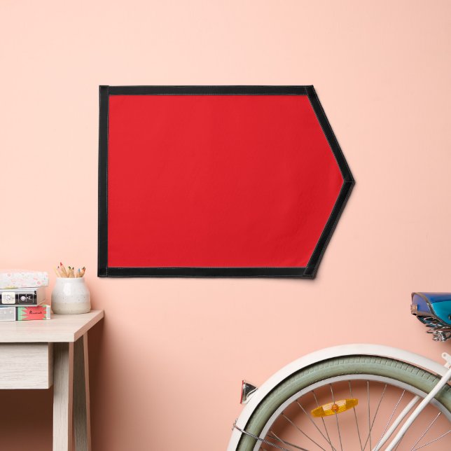 Solid Red Background  Pennant (Insitu 2)