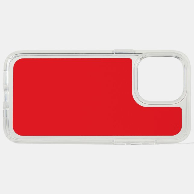 Solid Red Background  Speck iPhone Case (Horz)
