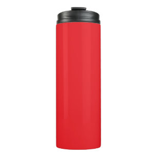 Solid Red Background Thermal Tumbler