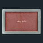 Solid Red Belt Buckle<br><div class="desc">Solid Red</div>