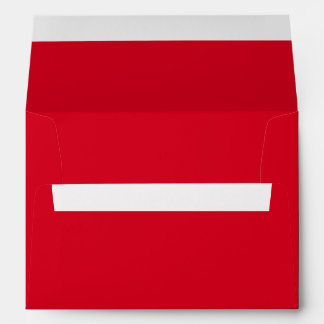 Solid Red Color | Hex# D6001C Envelope